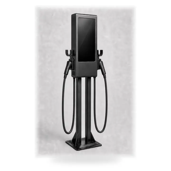 AC dual-gun charger with 21.5-inch touch display