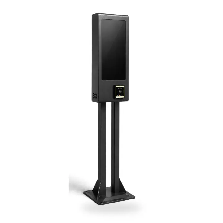 Self-service payment kiosk with 21.5-inch display